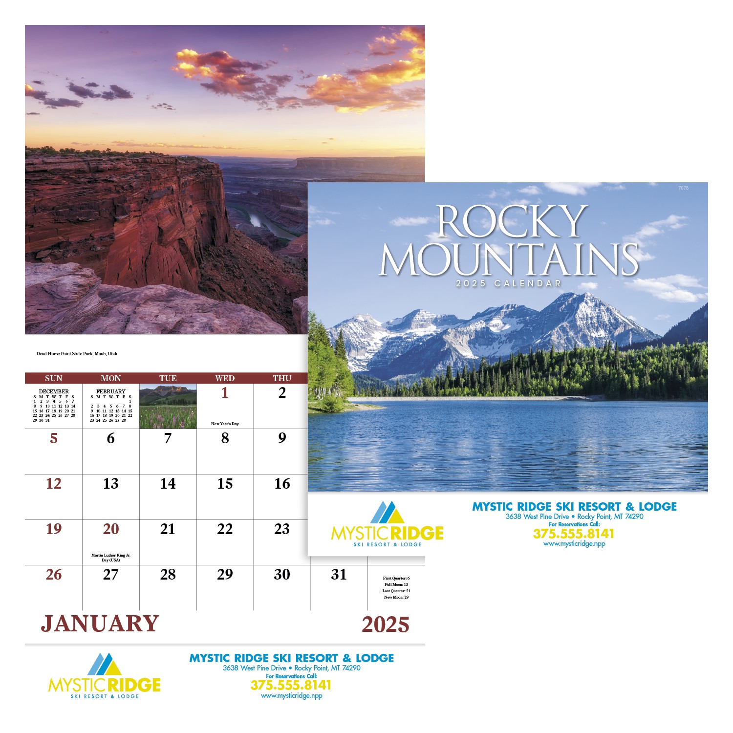 Good Value™ Rocky Mountains - Stapled Calendar 2