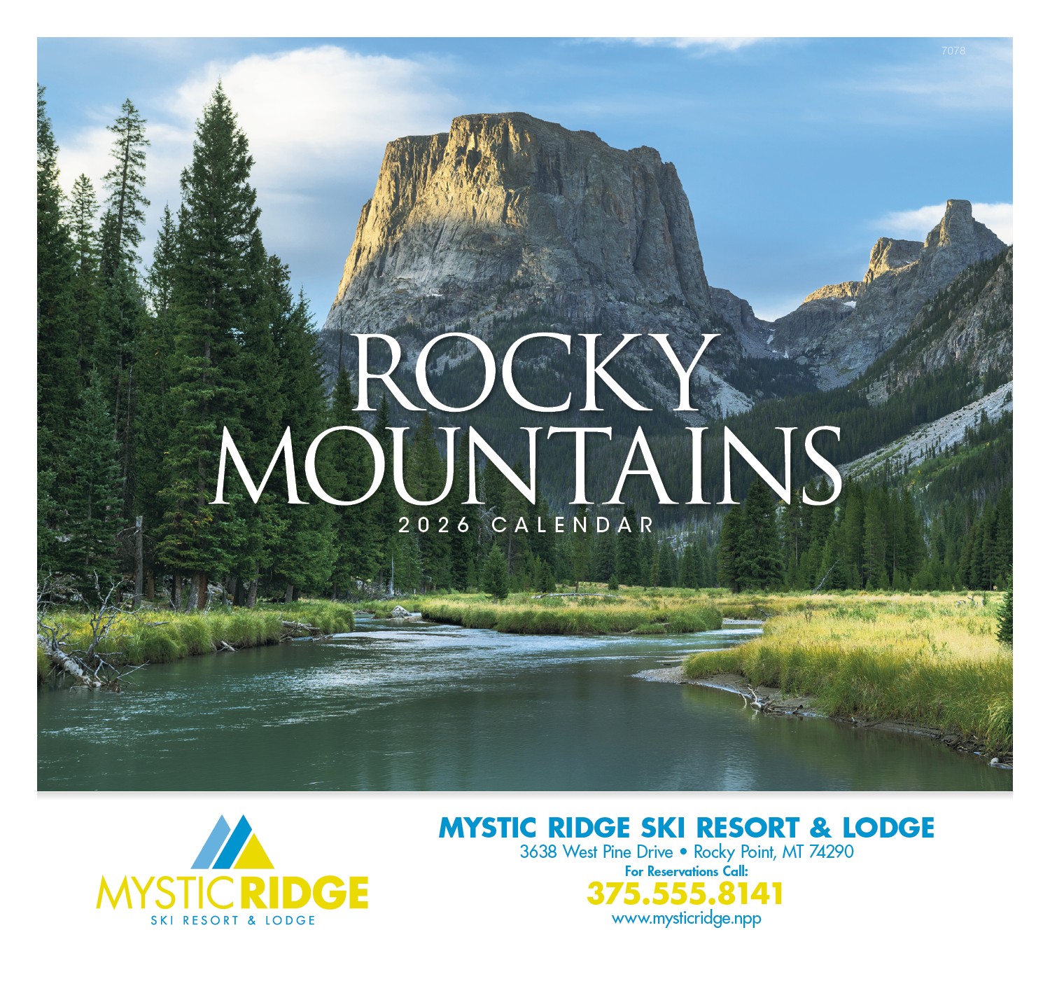 Good Value™ Rocky Mountains - Stapled Calendar 2