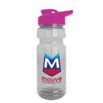 Garyline® Trainer Clear Bottle with Drink-Thru Lid - 24 oz. - TB124D_smoke_bottle_hotpink_lid_full.png Garyline® Trainer Clear Bottle with Drink-Thru Lid - 24 oz. - TB124D_smoke_bottle_hotpink_lid_full.png