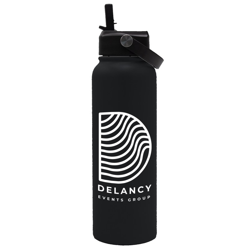Garyline® Goliath Stainless Steel Bottle with Flip-Straw Lid - 33 oz. 2 Garyline® Goliath Stainless Steel Bottle with Flip-Straw Lid - 33 oz. 2