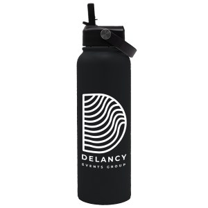 Garyline® Goliath Stainless Steel Bottle with Flip-Straw Lid - 33 oz. 2 Garyline® Goliath Stainless Steel Bottle with Flip-Straw Lid - 33 oz. 2