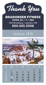 Triumph® Calendars Press-N-Stick Scenic Calendar 2 Triumph® Calendars Press-N-Stick Scenic Calendar 2