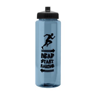 Garyline® Slim Fit RPET Bottle with Push-Pull Lid - 32 oz. 2 Garyline® Slim Fit RPET Bottle with Push-Pull Lid - 32 oz. 2