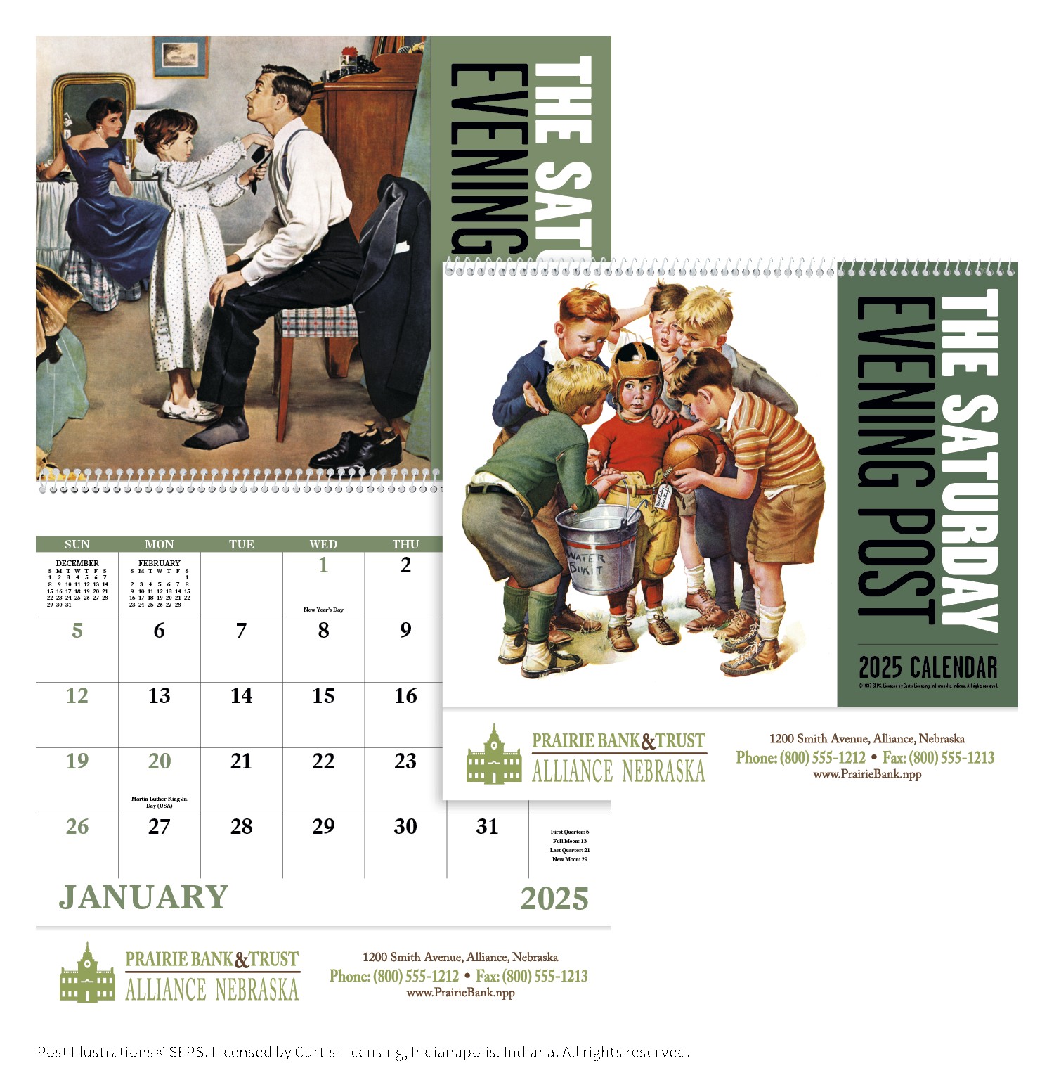 Good Value™ The Saturday Evening Post - Spiral Calendar 2