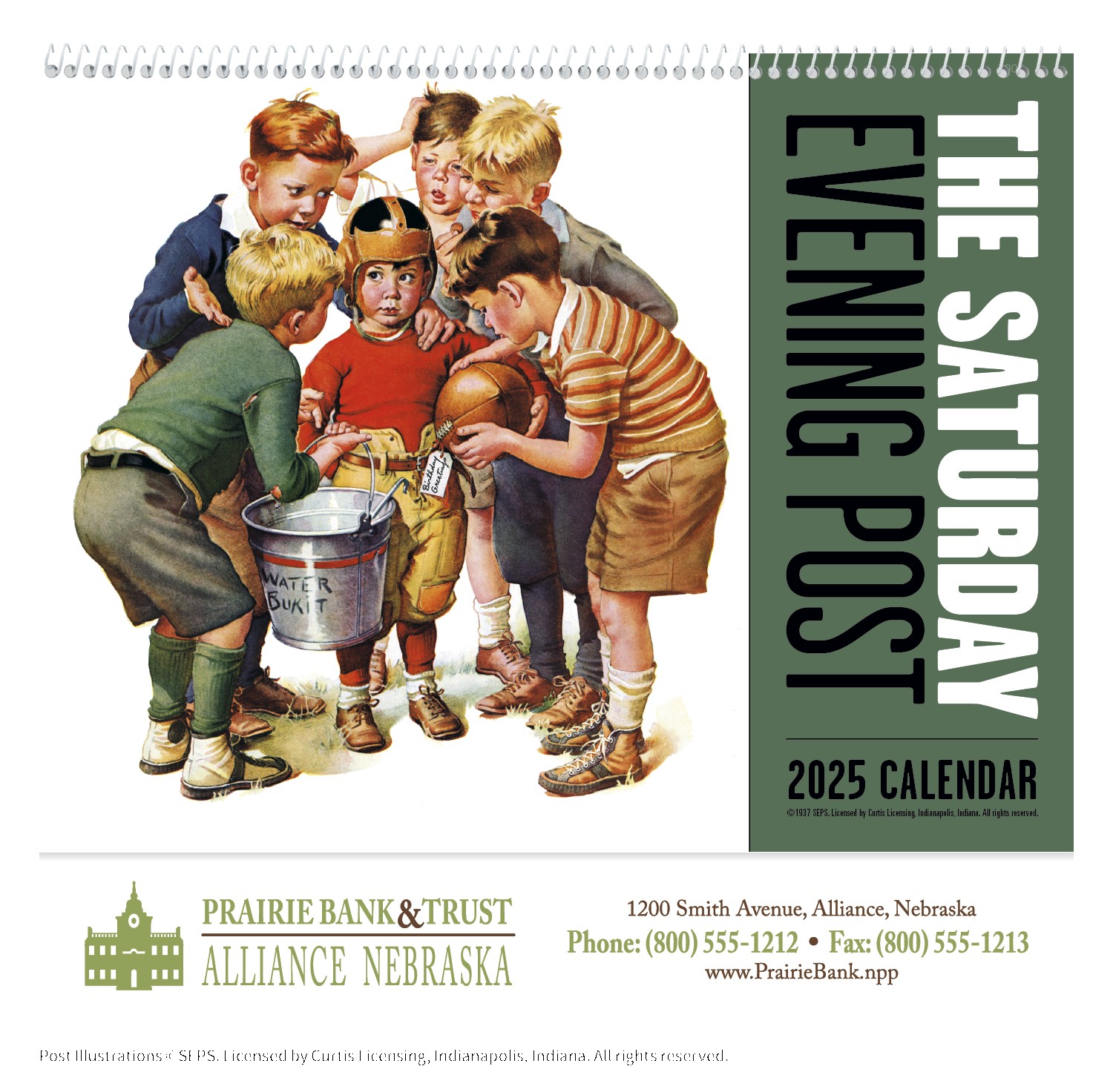 Good Value™ The Saturday Evening Post - Spiral Calendar 2