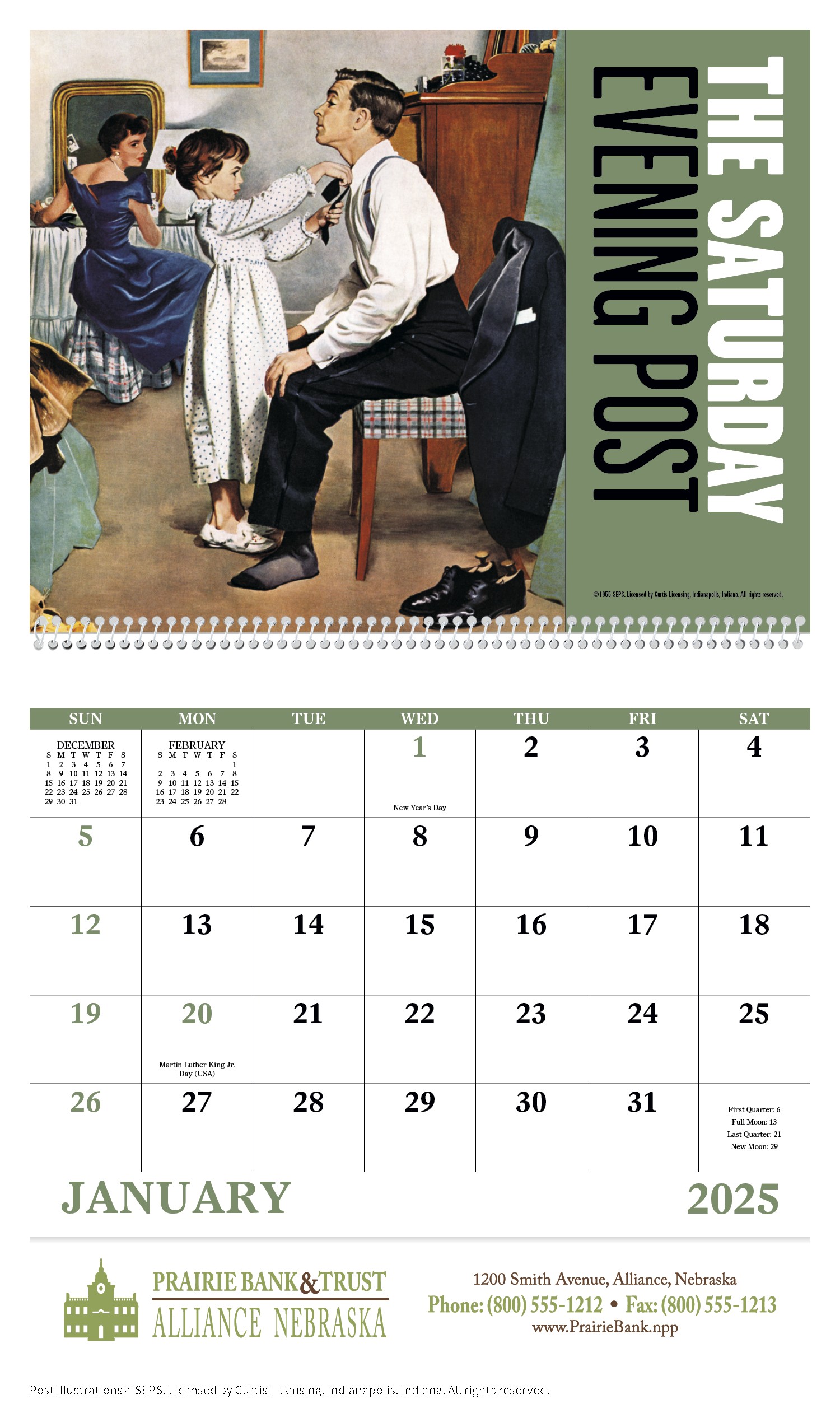 Good Value™ The Saturday Evening Post - Spiral Calendar 2