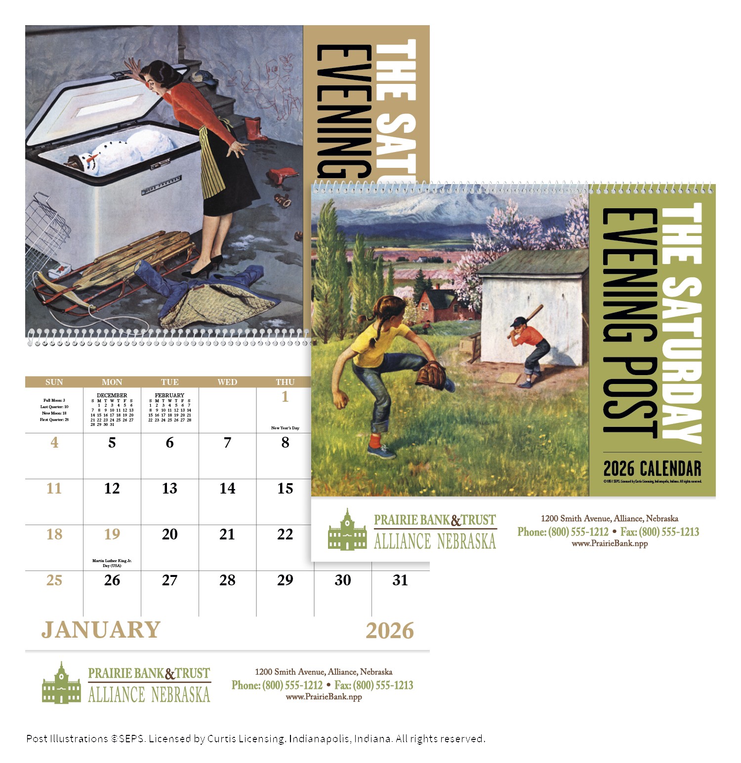Good Value™ The Saturday Evening Post - Spiral Calendar 2