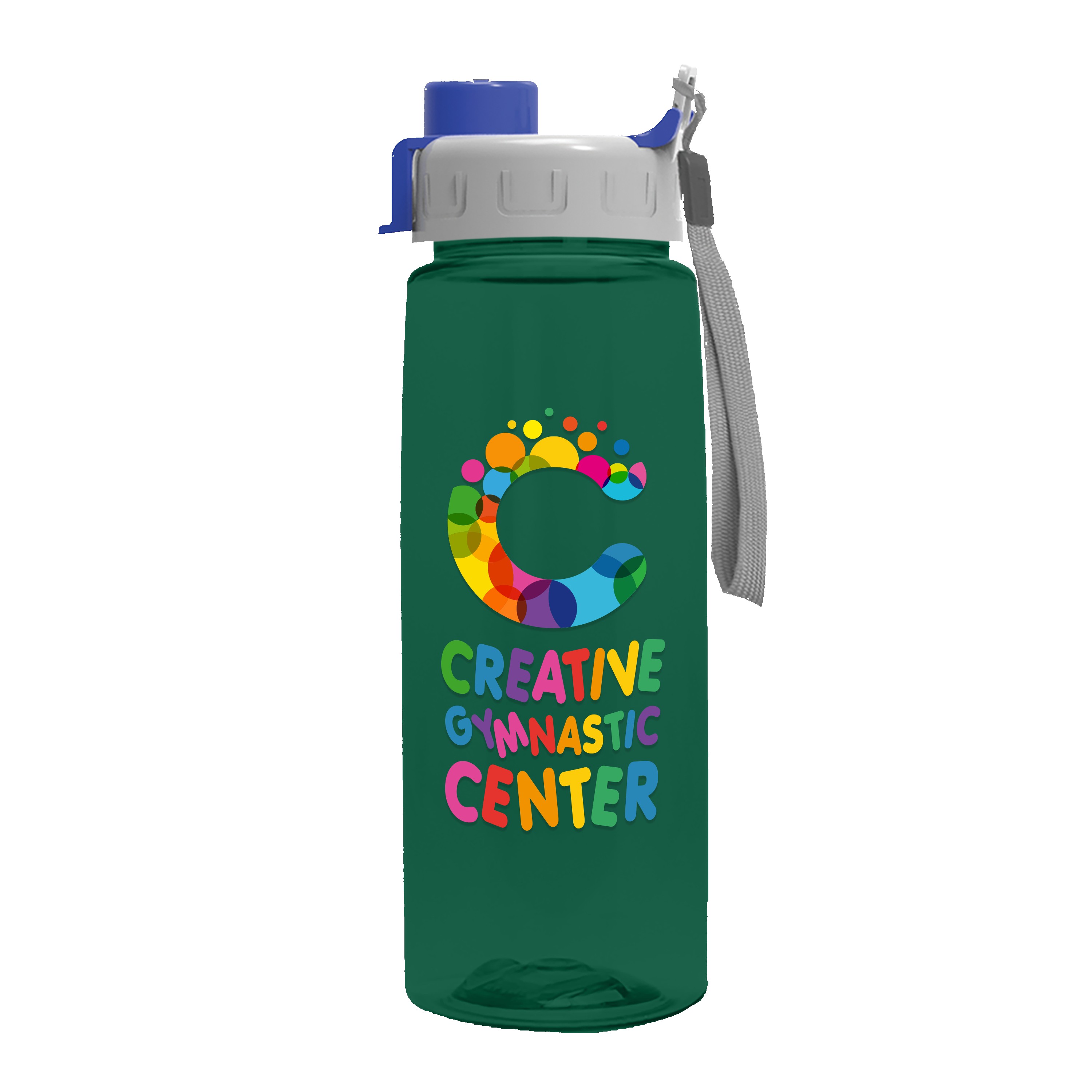 Garyline® Flair Tritan® Bottle with Quick-Snap Lid - 26 oz. 2