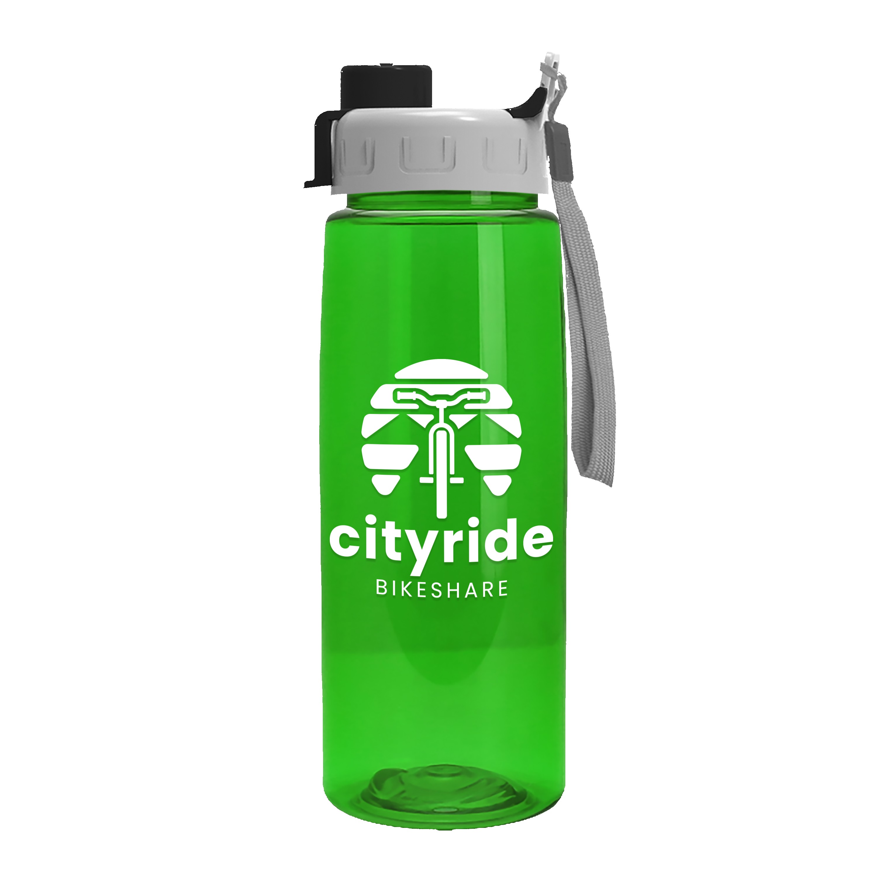 Garyline® Flair Tritan® Bottle with Quick-Snap Lid - 26 oz. 2