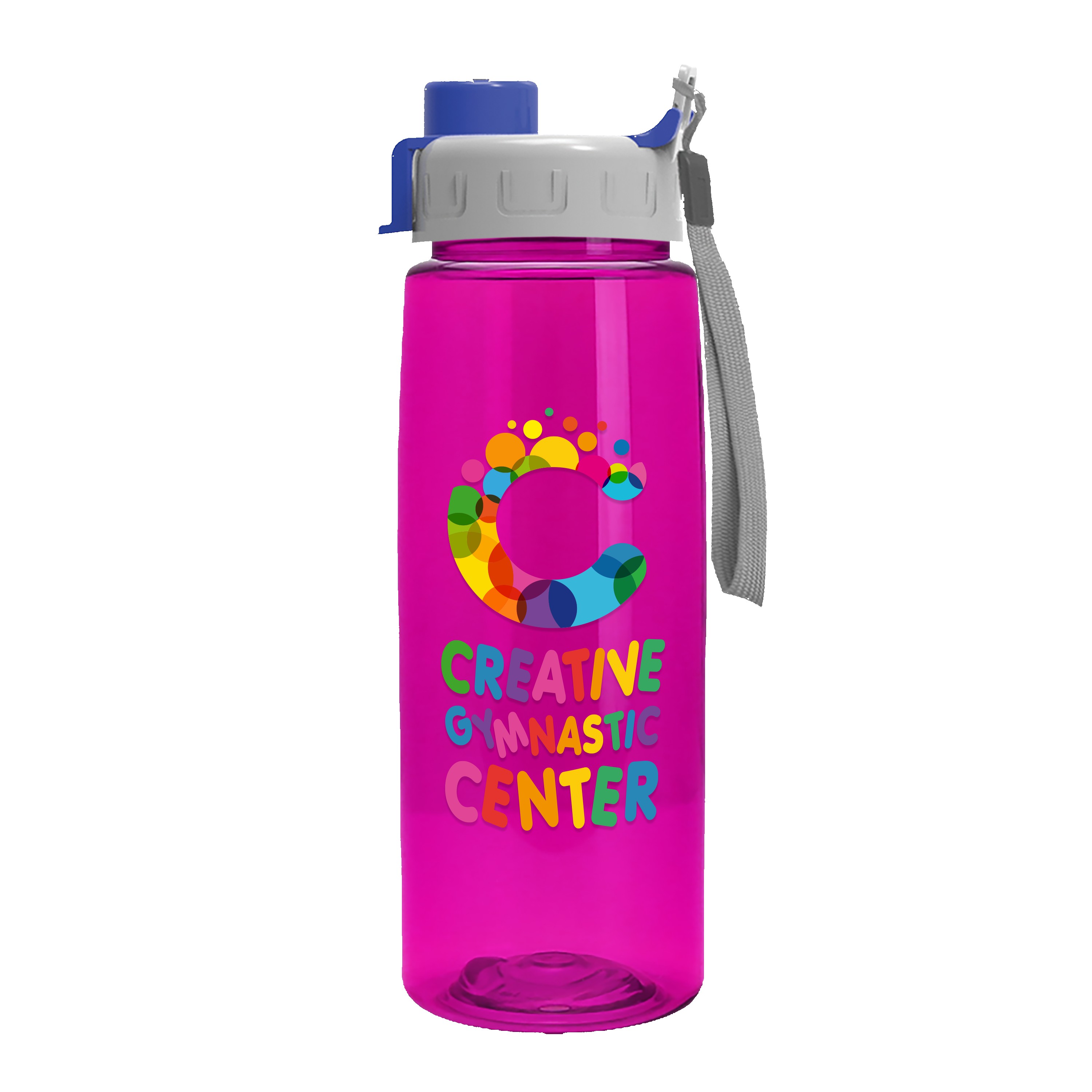 Garyline® Flair Tritan® Bottle with Quick-Snap Lid - 26 oz. 2