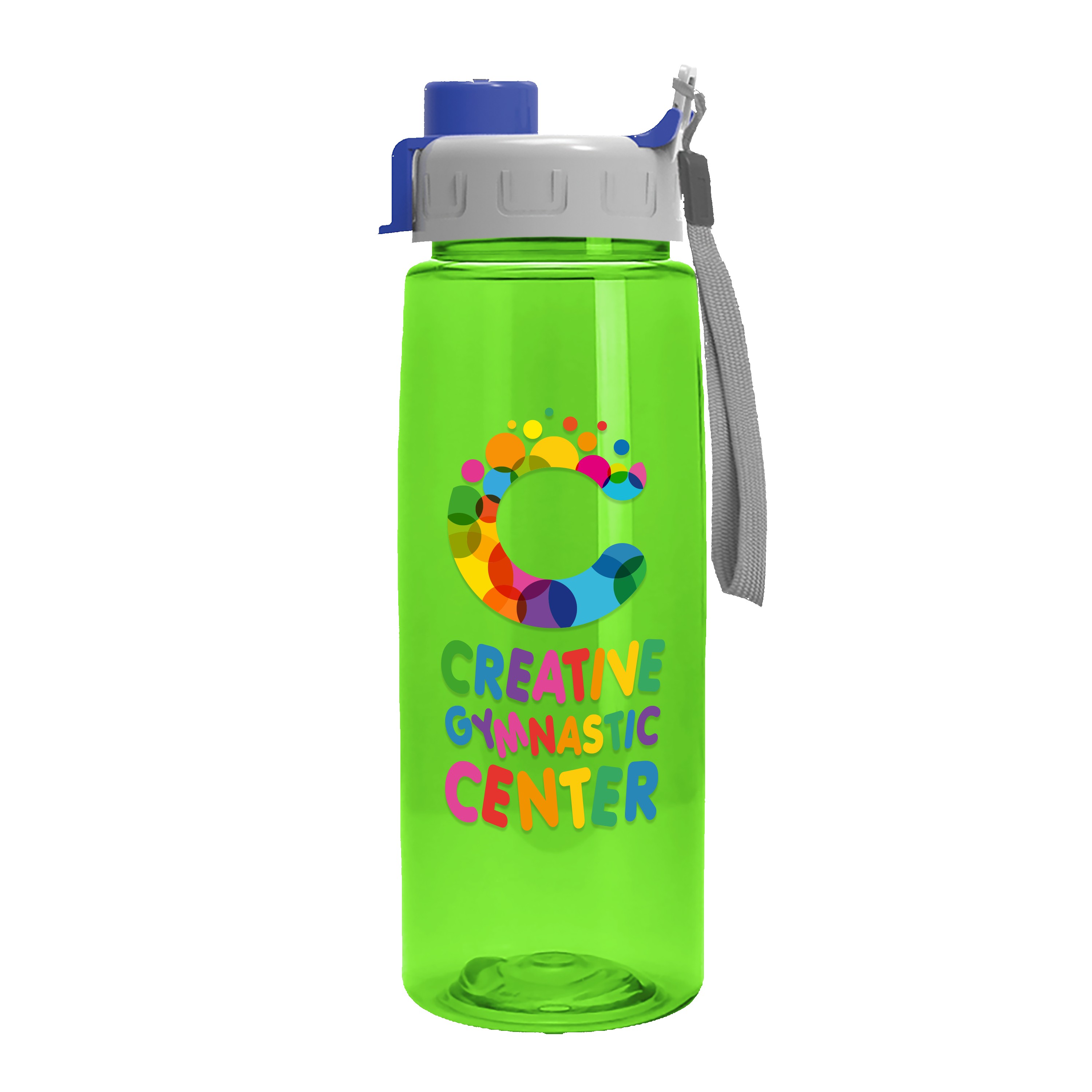Garyline® Flair Tritan® Bottle with Quick-Snap Lid - 26 oz. 2