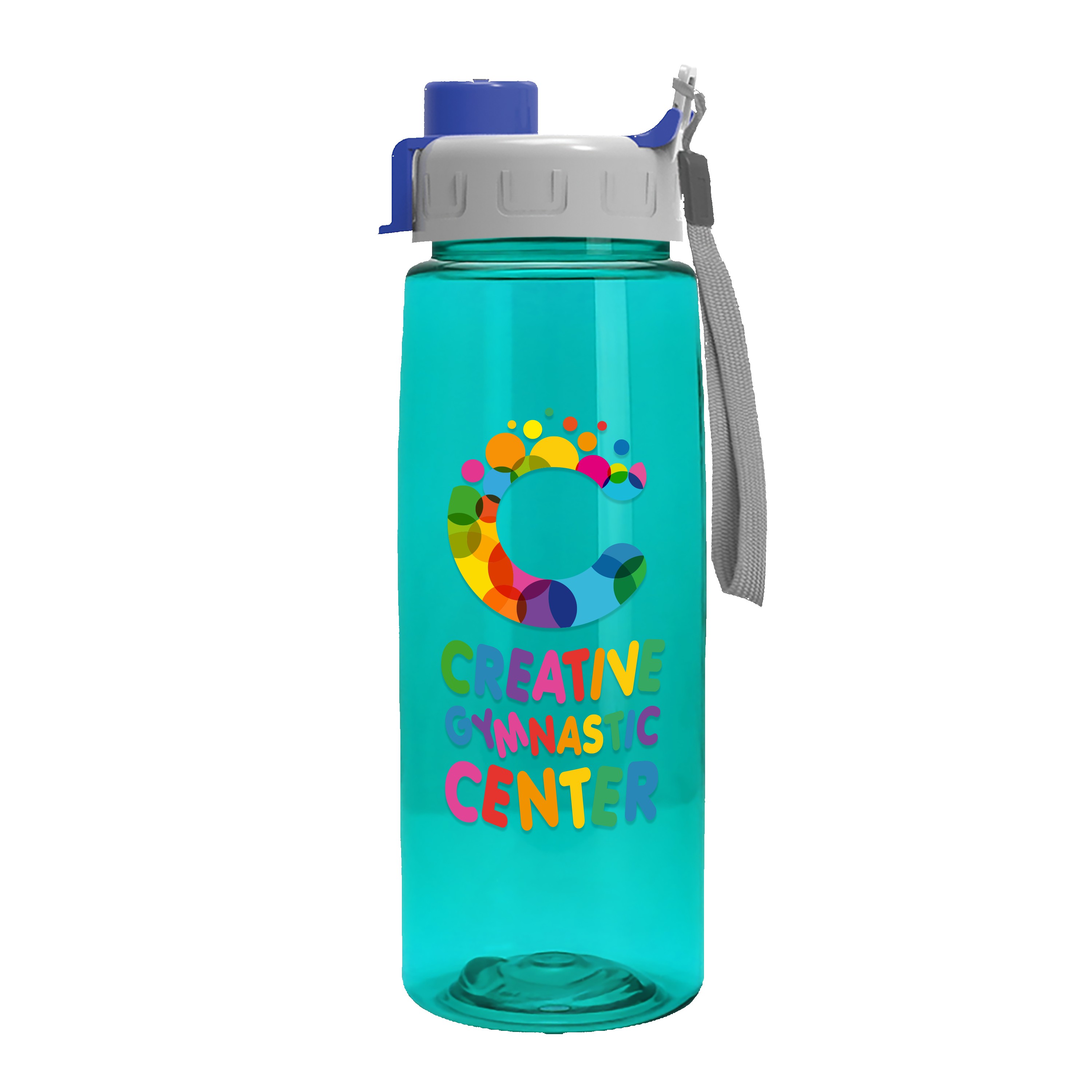 Garyline® Flair Tritan® Bottle with Quick-Snap Lid - 26 oz. 2