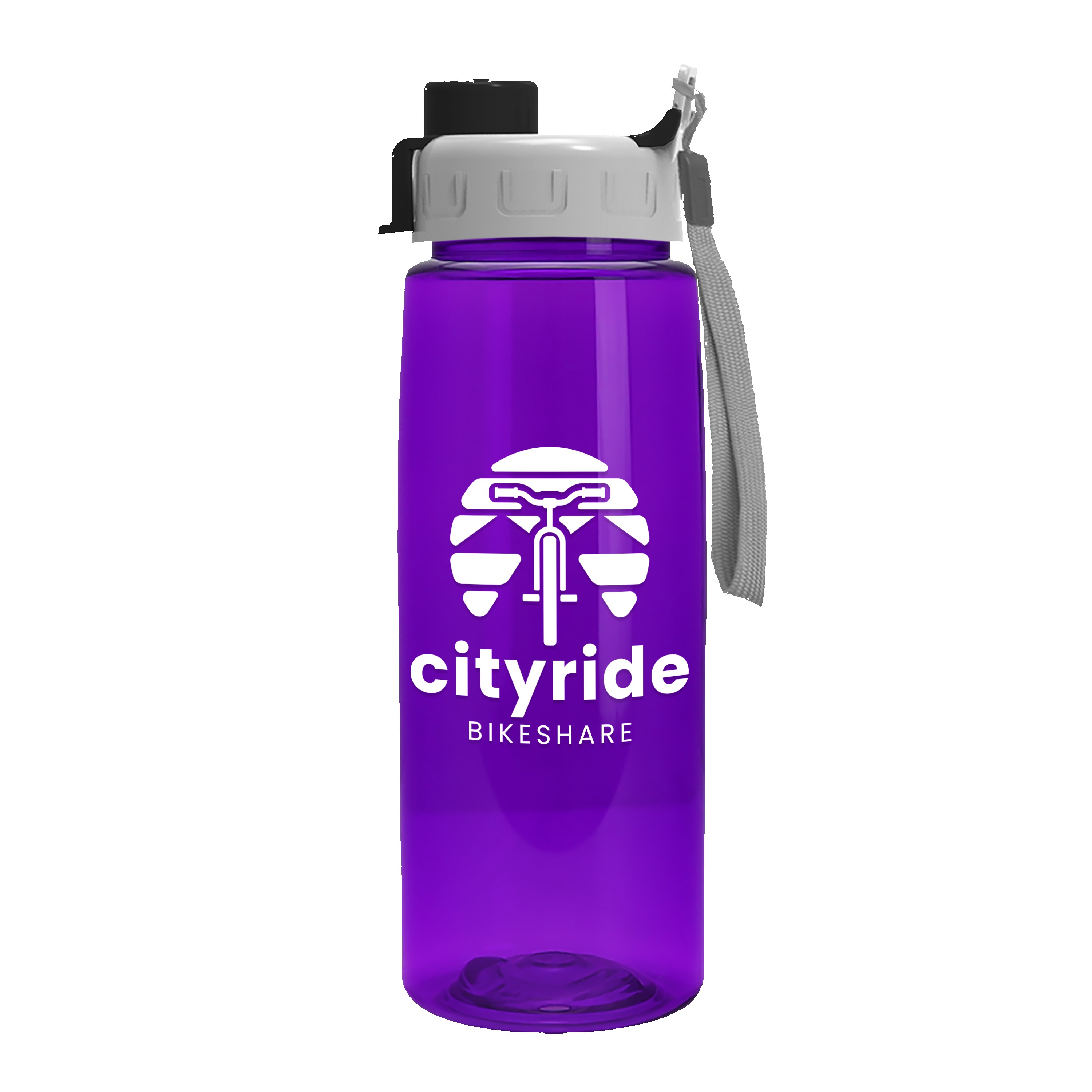 Garyline® Flair Tritan® Bottle with Quick-Snap Lid - 26 oz. 2