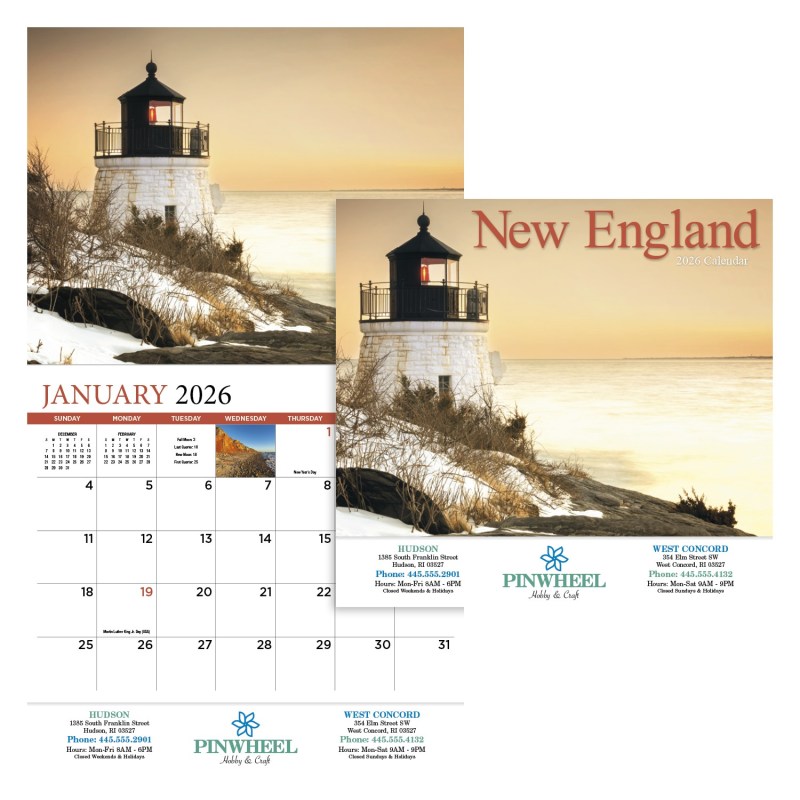 HotLine® Products New England Appointment Calendar - Stapled 2 HotLine® Products New England Appointment Calendar - Stapled 2