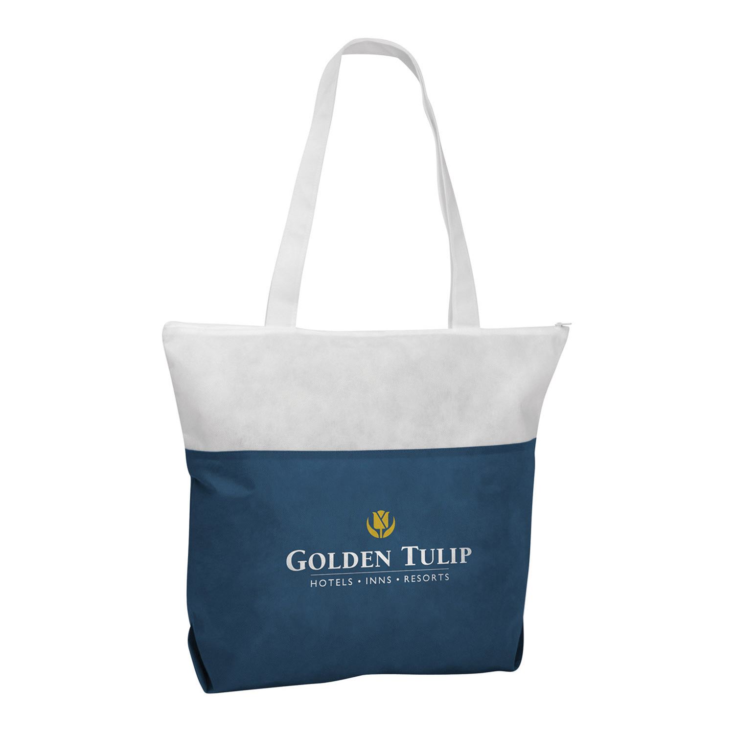 Good Value™ Poly Pro Two-Tone Zippered Tote 2