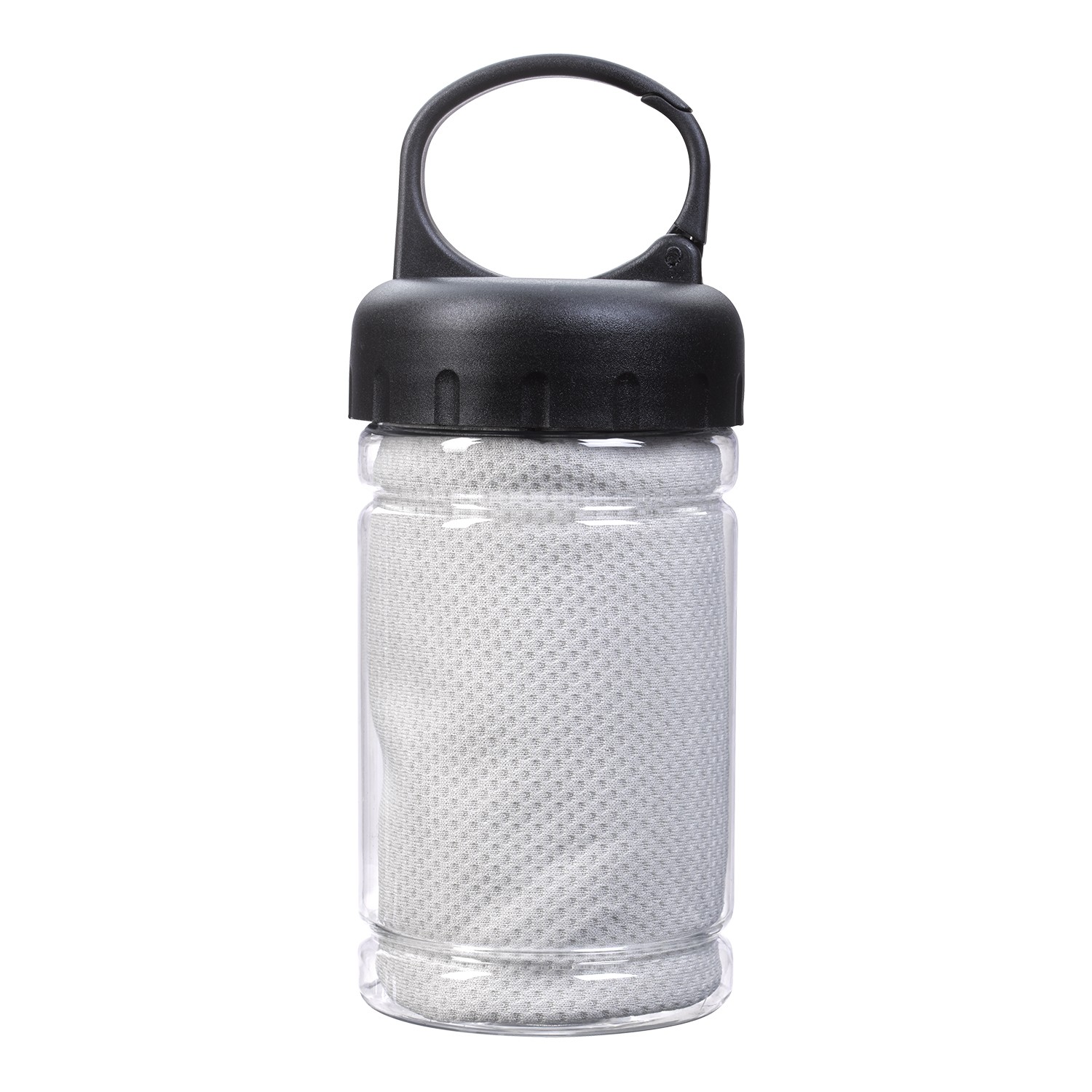 Carabiner Bottle with Cooling Towel 2