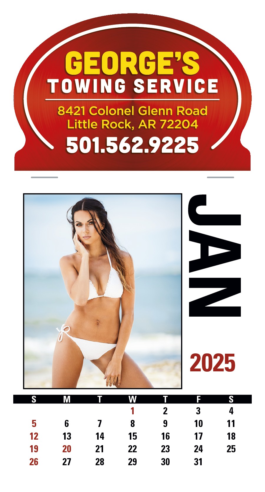 Triumph® Calendars Press-N-Stick Full-Color Header Sunshine Girls Calendar 2