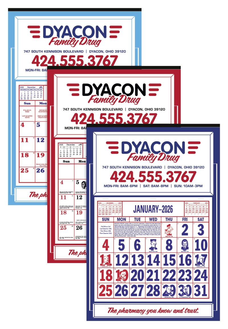 Skinner & Kennedy™ Apron Calendar 2 Skinner & Kennedy™ Apron Calendar 2