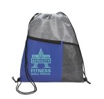 Good Value™ Heathered RPET Non-Woven Drawstring Backpack 2 Good Value™ Heathered RPET Non-Woven Drawstring Backpack 2