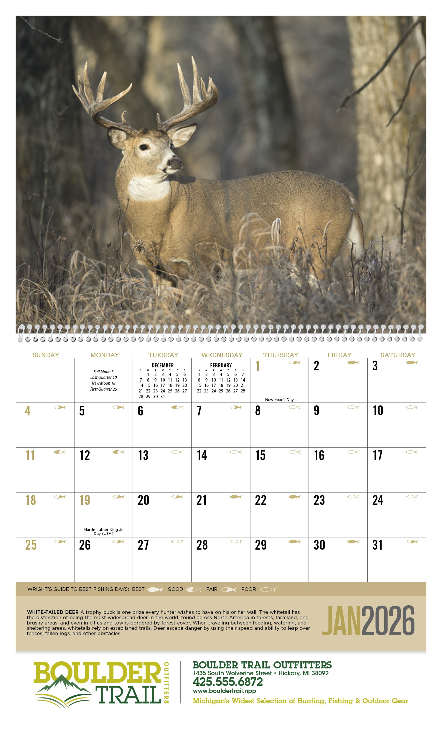 Triumph® Calendars Southeast Sportsman Calendar 2