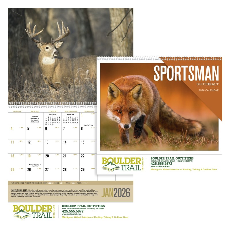 Triumph® Calendars Southeast Sportsman Calendar 2 Triumph® Calendars Southeast Sportsman Calendar 2