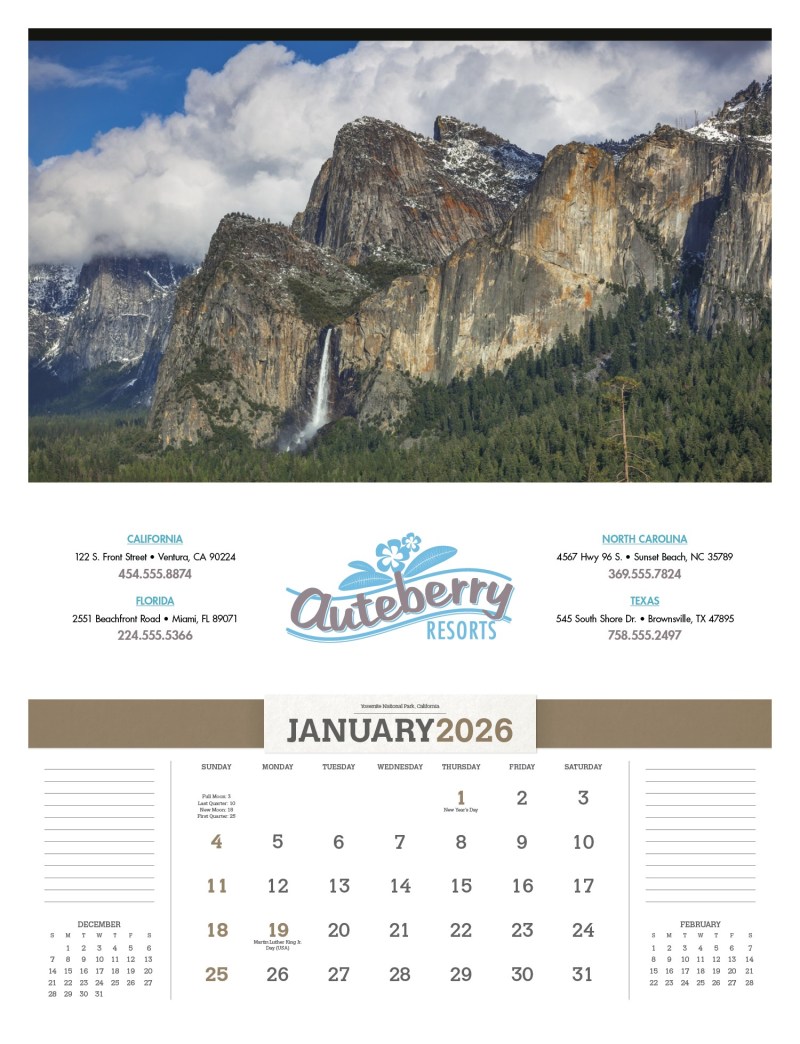 Triumph® Calendars American Splendor without Date Blocks Calendar 2 Triumph® Calendars American Splendor without Date Blocks Calendar 2