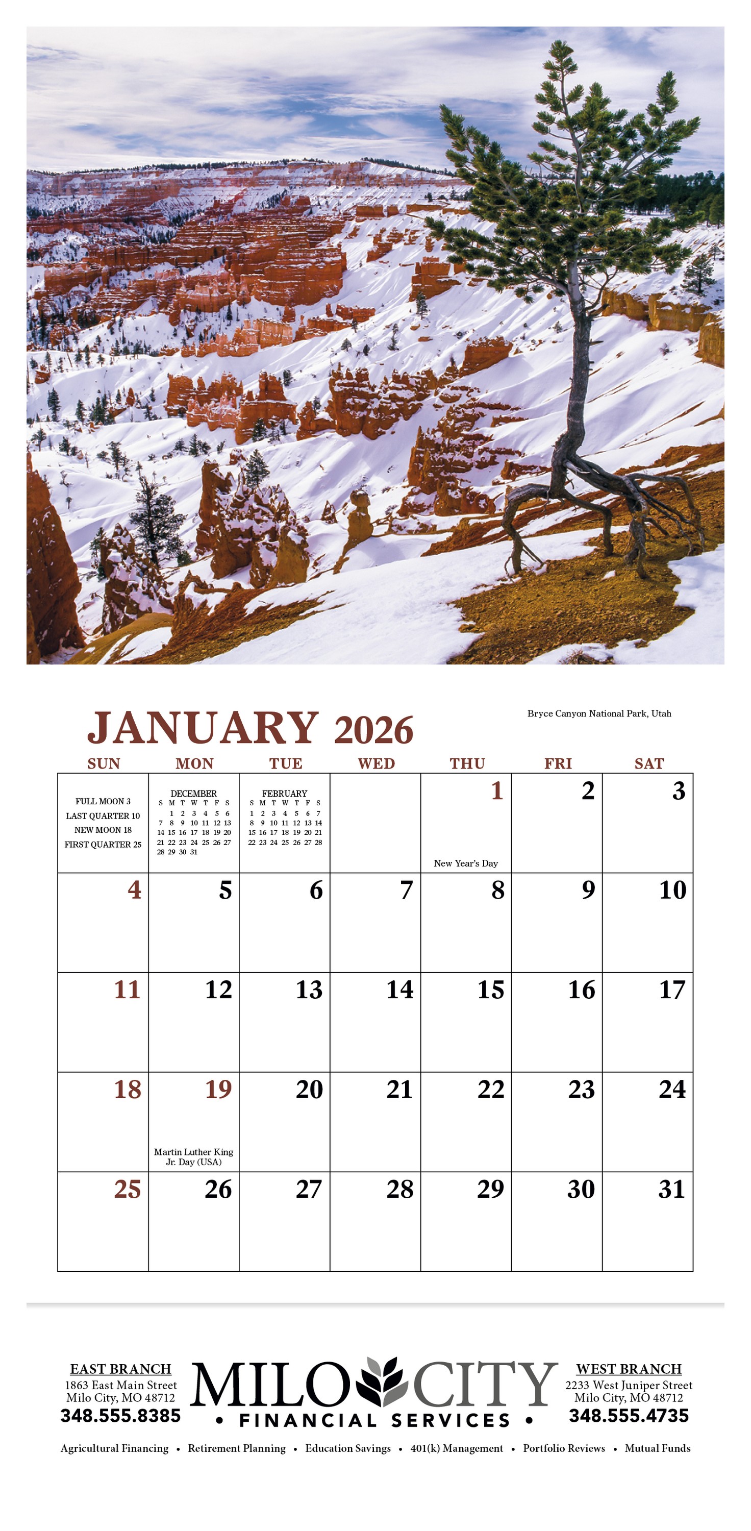Good Value™ Landscapes of America - Mini Calendar 2