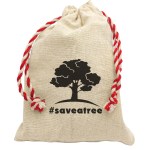 Garyline® Handy Canvas Drawstring Pouch - CT64_naturalwithred_bag_1c.png Garyline® Handy Canvas Drawstring Pouch - CT64_naturalwithred_bag_1c.png