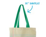 Made-to-Order Flat Tote All-Over Print - VBAG072 handles image Made-to-Order Flat Tote All-Over Print - VBAG072 handles image