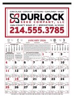 Skinner & Kennedy™ 12-Sheet Almanac Calendar 2 Skinner & Kennedy™ 12-Sheet Almanac Calendar 2