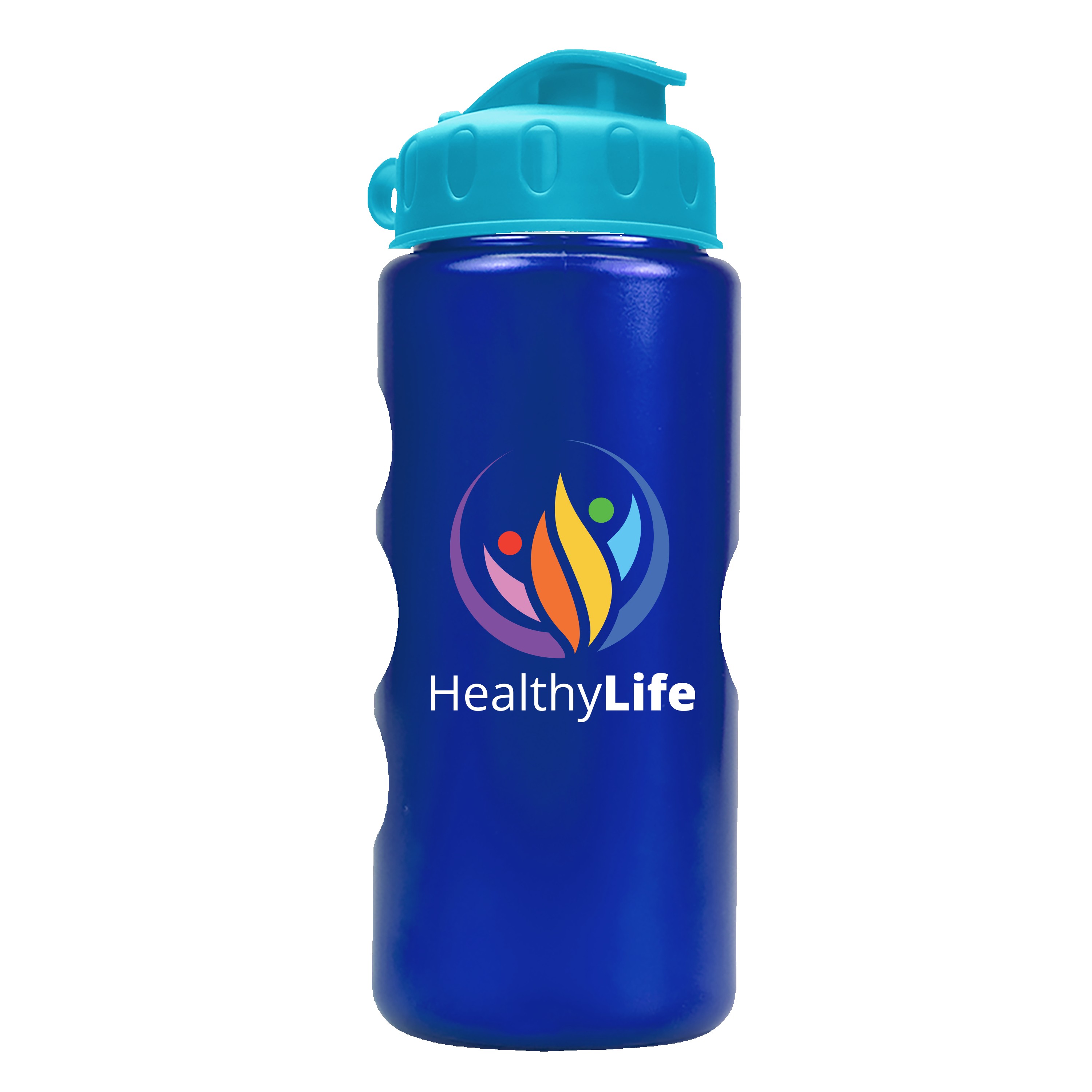 Garyline® Mini Peak Tritan® Metallike Bottle with Flip-Top Lid - 22 oz. 2