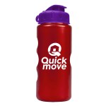 Garyline® Mini Peak Tritan® Metallike Bottle with Flip-Top Lid - 22 oz. - MRB22F_metallicred_bottle_violet_lid_1c.png Garyline® Mini Peak Tritan® Metallike Bottle with Flip-Top Lid - 22 oz. - MRB22F_metallicred_bottle_violet_lid_1c.png