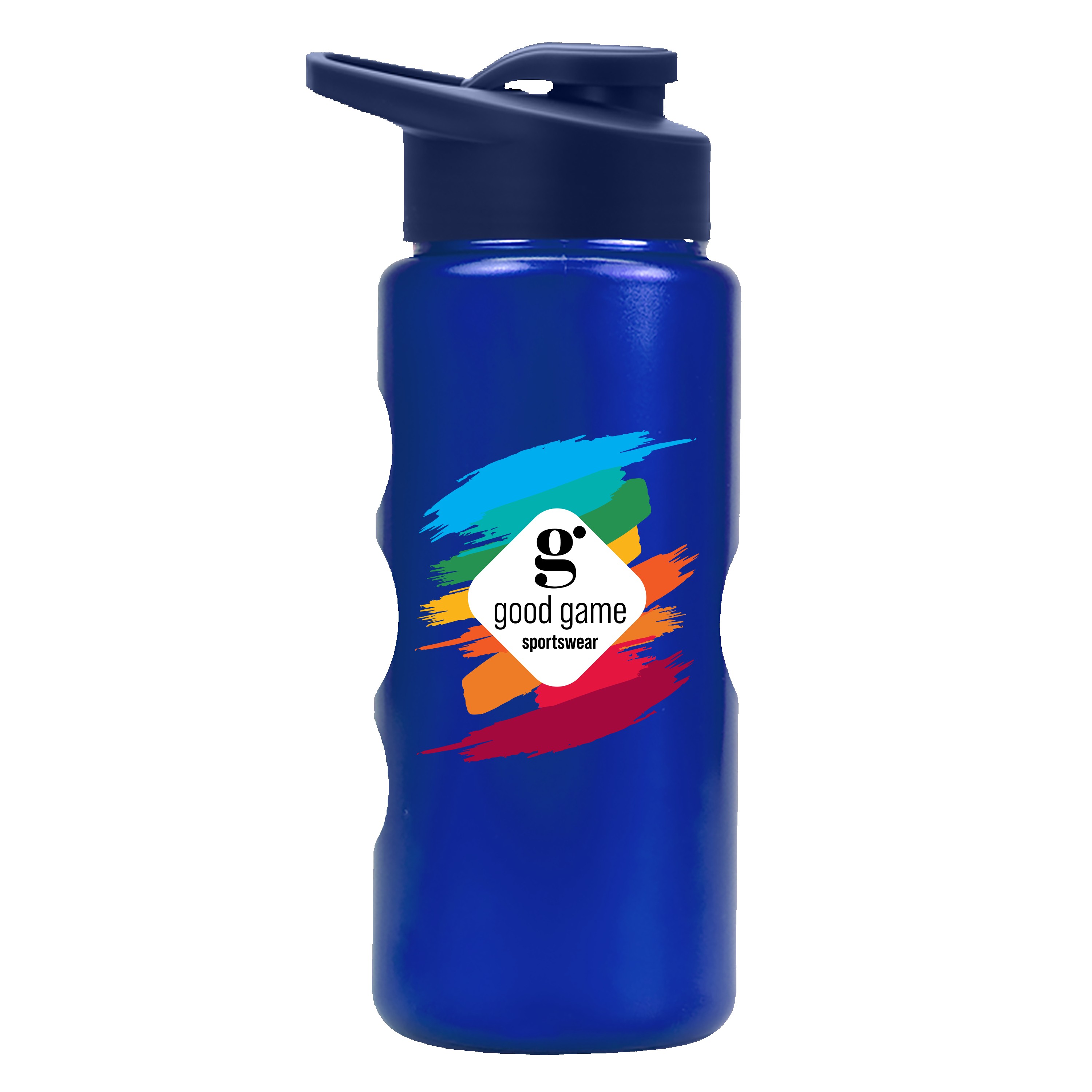 Garyline® Mini Peak Tritan® Metallike Bottle with Drink-Thru Lid - 22 oz. 2
