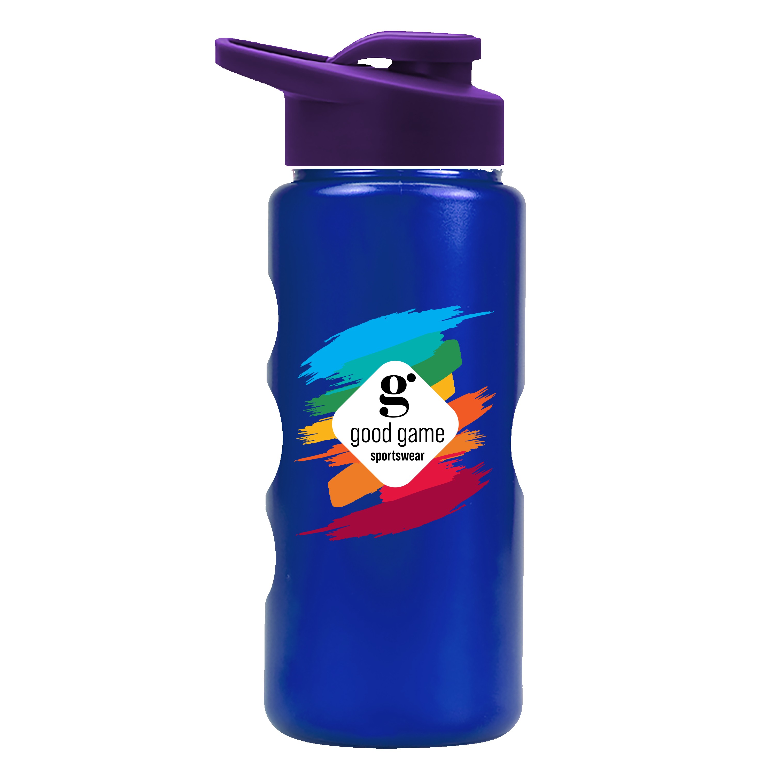 Garyline® Mini Peak Tritan® Metallike Bottle with Drink-Thru Lid - 22 oz. 2