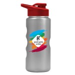 Garyline® Mini Peak Tritan® Metallike Bottle with Drink-Thru Lid - 22 oz. - MRB22D_metallicsilver_bottle_red_lid_full.png Garyline® Mini Peak Tritan® Metallike Bottle with Drink-Thru Lid - 22 oz. - MRB22D_metallicsilver_bottle_red_lid_full.png
