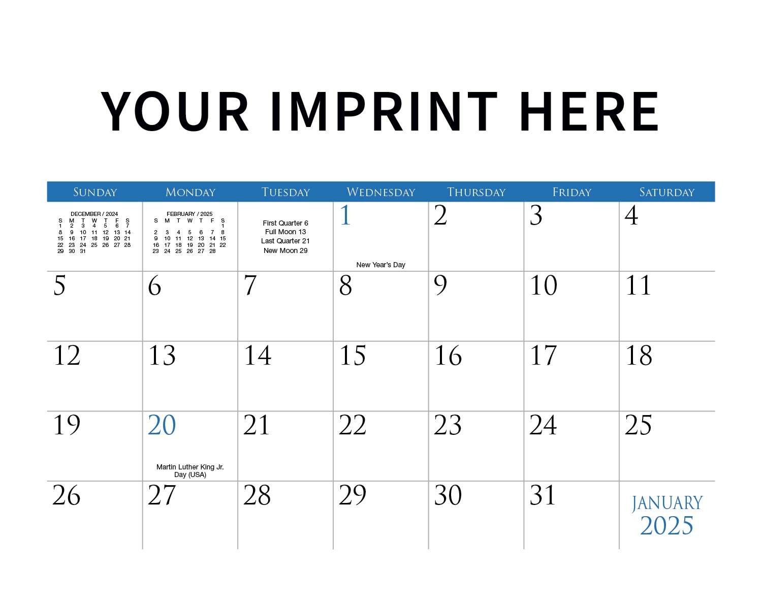 Triumph® Calendars Small Quantity Custom - Stapled Calendar 2