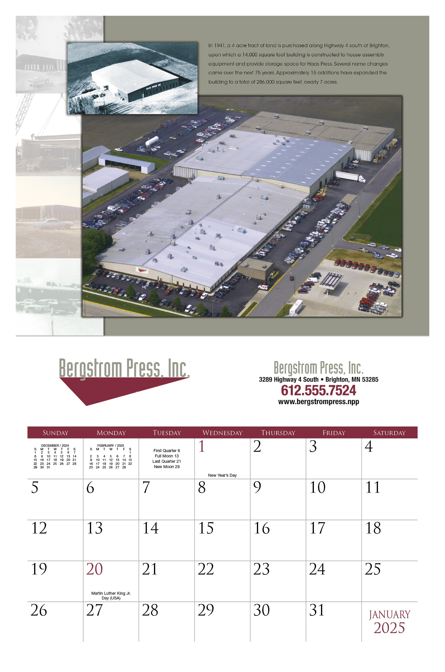 Triumph® Calendars Small Quantity Custom - Stapled Calendar 2