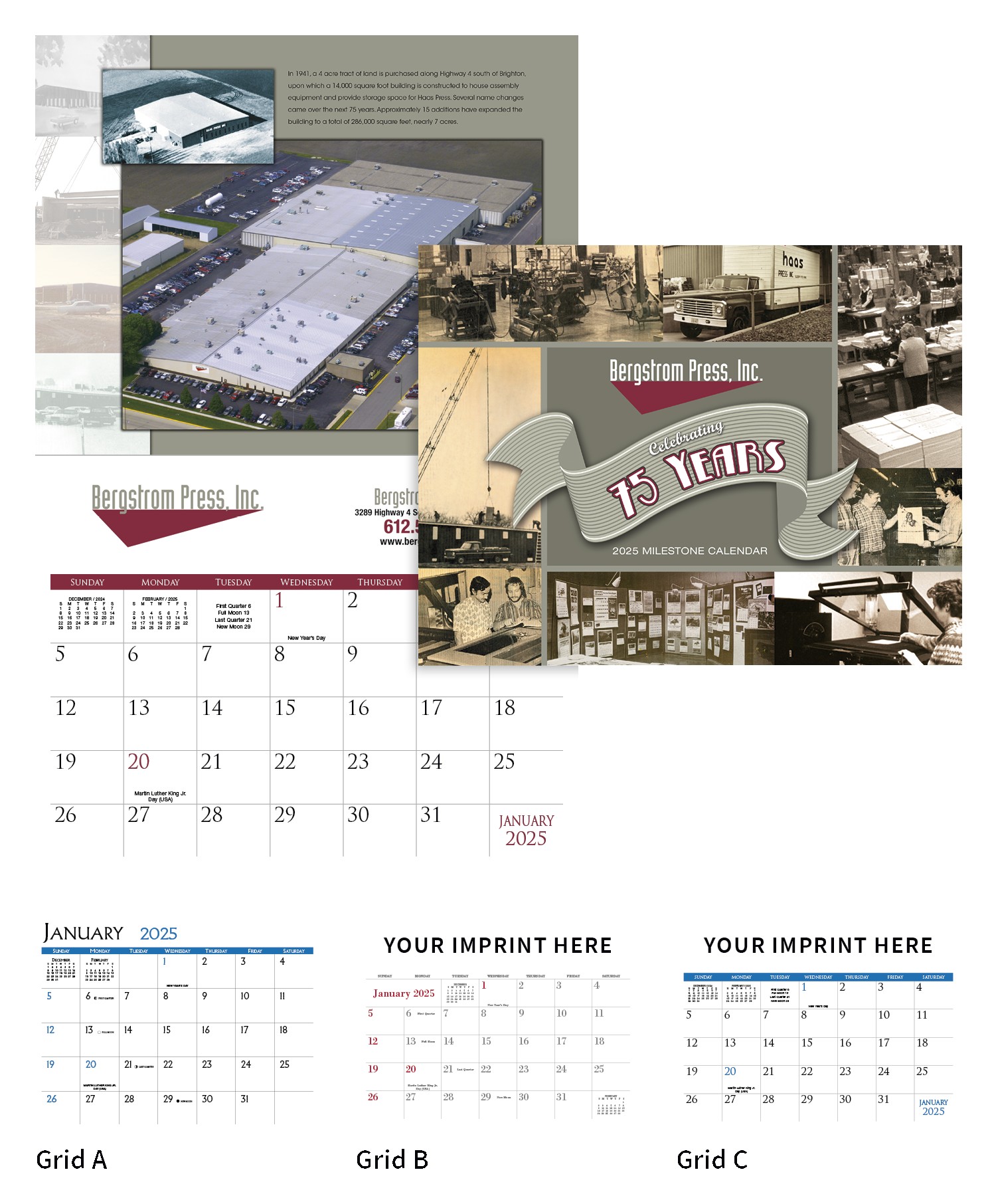 Triumph® Calendars Small Quantity Custom - Stapled Calendar 2