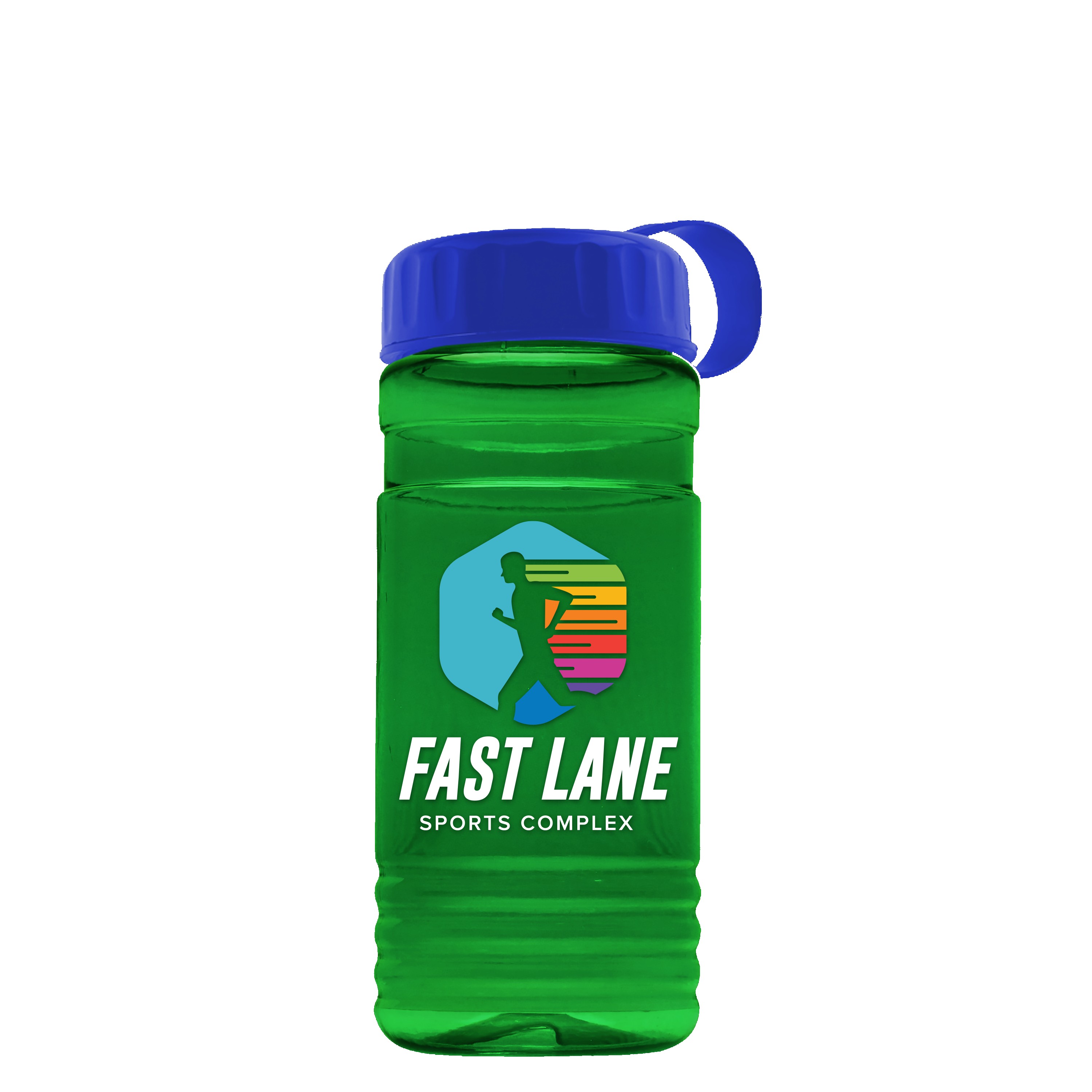 Garyline® RPET Bottle with Tethered Lid - 20 oz. 2