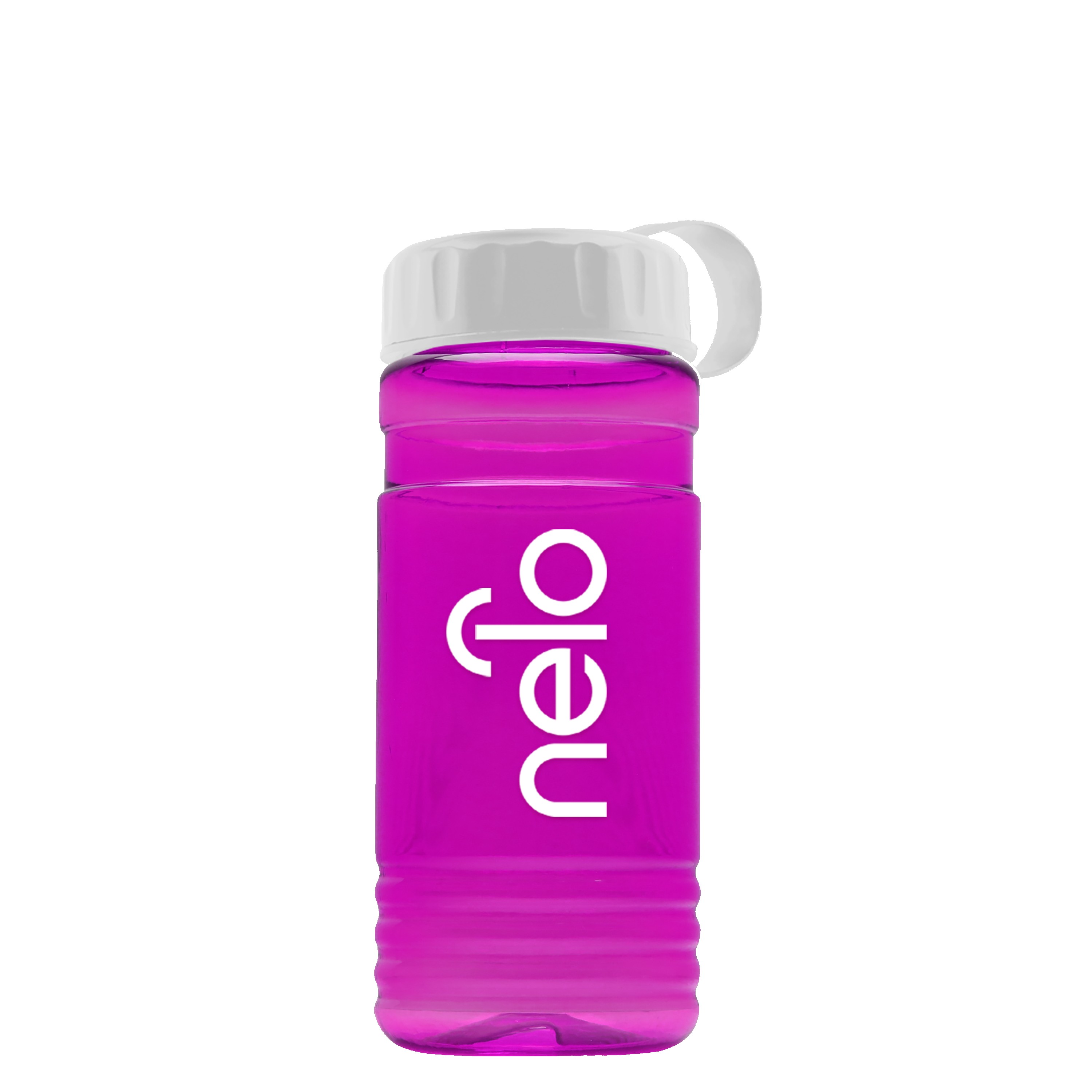 Garyline® RPET Bottle with Tethered Lid - 20 oz. 2