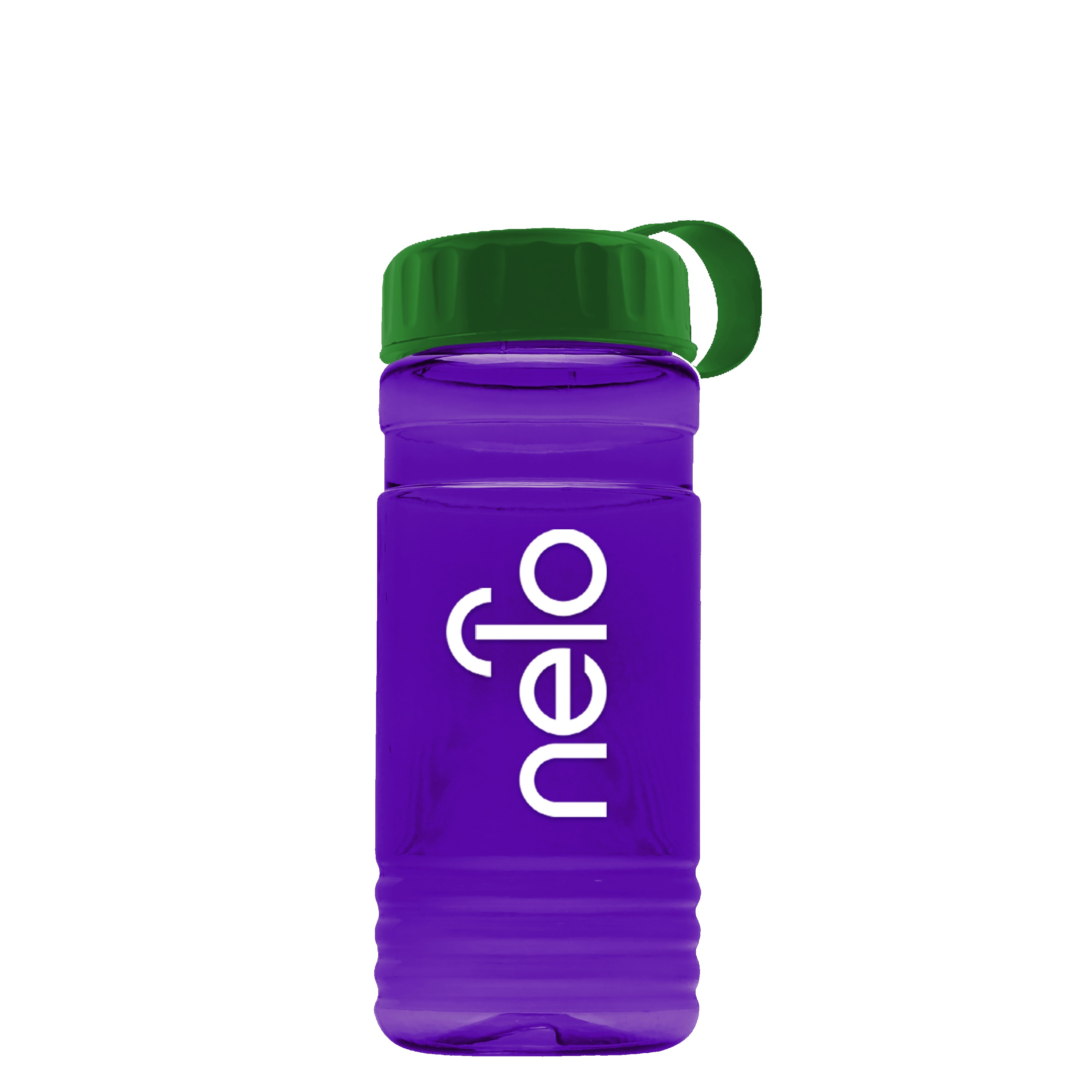 Garyline® RPET Bottle with Tethered Lid - 20 oz. 2