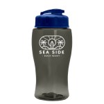 Garyline® Poly+ Jr. Bottle with Flip-Top Lid - 18 oz. - TB18U_smoke_bottle_blue_lid_1c.png Garyline® Poly+ Jr. Bottle with Flip-Top Lid - 18 oz. - TB18U_smoke_bottle_blue_lid_1c.png