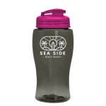 Garyline® Poly+ Jr. Bottle with Flip-Top Lid - 18 oz. - TB18U_smoke_bottle_translucenthotpink_lid_1c.png Garyline® Poly+ Jr. Bottle with Flip-Top Lid - 18 oz. - TB18U_smoke_bottle_translucenthotpink_lid_1c.png