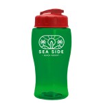Garyline® Poly+ Jr. Bottle with Flip-Top Lid - 18 oz. - TB18U_translucentgreen_bottle_red_lid_1c.png Garyline® Poly+ Jr. Bottle with Flip-Top Lid - 18 oz. - TB18U_translucentgreen_bottle_red_lid_1c.png