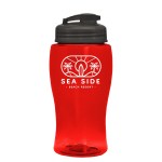 Garyline® Poly+ Jr. Bottle with Flip-Top Lid - 18 oz. - TB18U_translucentred_bottle_smoke_lid_1c.png Garyline® Poly+ Jr. Bottle with Flip-Top Lid - 18 oz. - TB18U_translucentred_bottle_smoke_lid_1c.png