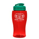 Garyline® Poly+ Jr. Bottle with Flip-Top Lid - 18 oz. - TB18U_translucentred_bottle_translucentteal_lid_1c.png Garyline® Poly+ Jr. Bottle with Flip-Top Lid - 18 oz. - TB18U_translucentred_bottle_translucentteal_lid_1c.png