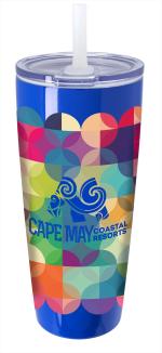 Koozie® Built-in Straw Vacuum Tumbler - 30 oz. 2 Koozie® Built-in Straw Vacuum Tumbler - 30 oz. 2