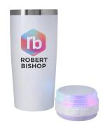 Good Value™ Tumbler with Wireless Speaker - 20 oz. - 46309 white styled Good Value™ Tumbler with Wireless Speaker - 20 oz. - 46309 white styled