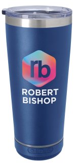 Good Value™ Tumbler with Wireless Speaker - 20 oz. - 46309 black styled Good Value™ Tumbler with Wireless Speaker - 20 oz. - 46309 black styled