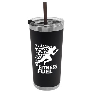 Garyline® Insulated Stainless Steel Tumbler with Straw - 18 oz. 2 Garyline® Insulated Stainless Steel Tumbler with Straw - 18 oz. 2